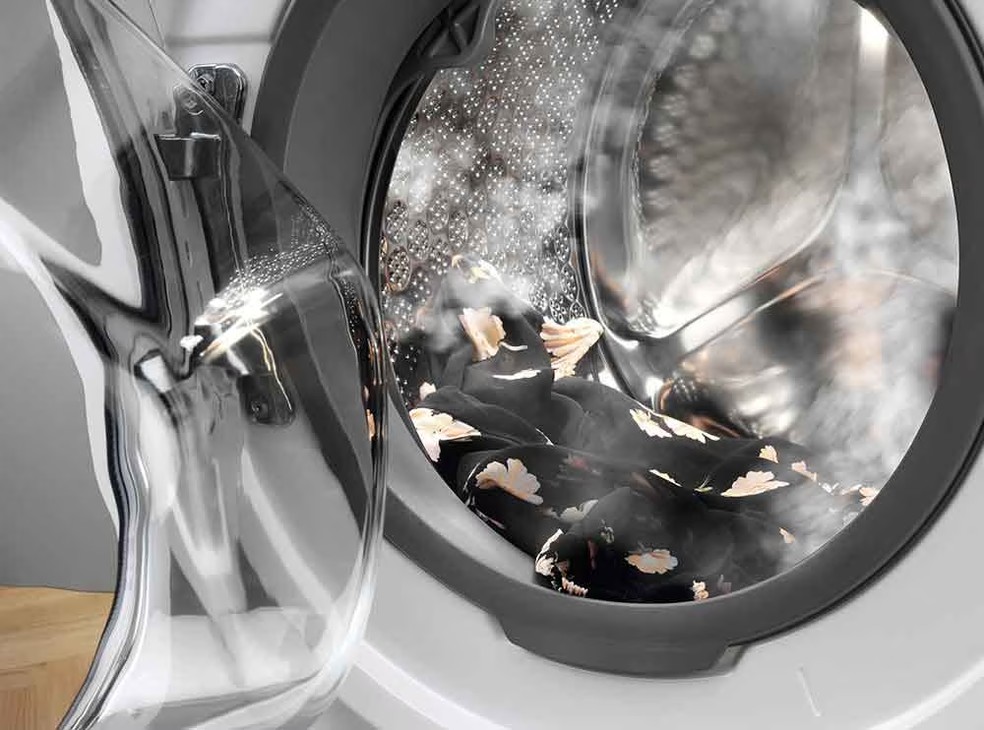 Maquina lava e seca Samsung, LG, Brastemp e outras contam com processos demorados, o que pode ser um inconveniente para certos usuários — Foto: Reprodução/Samsung