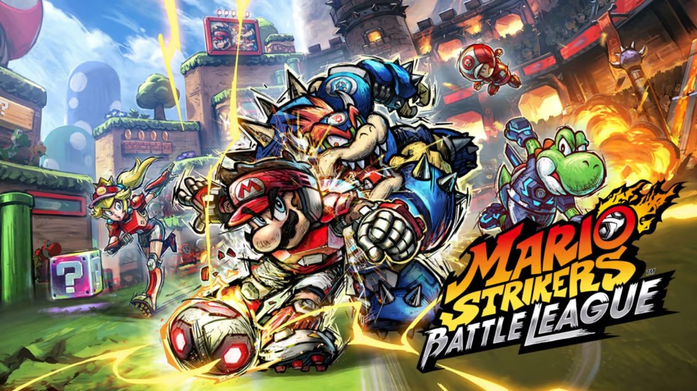 Jogo Mario Strikers Battle League - Switch - IzzyGames Onde você