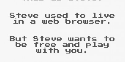 Steve - The Jumping Dinosaur Widget Game, Software