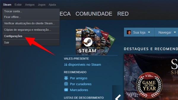 HTTP Error 500 (Perfil de um amigo na Steam)