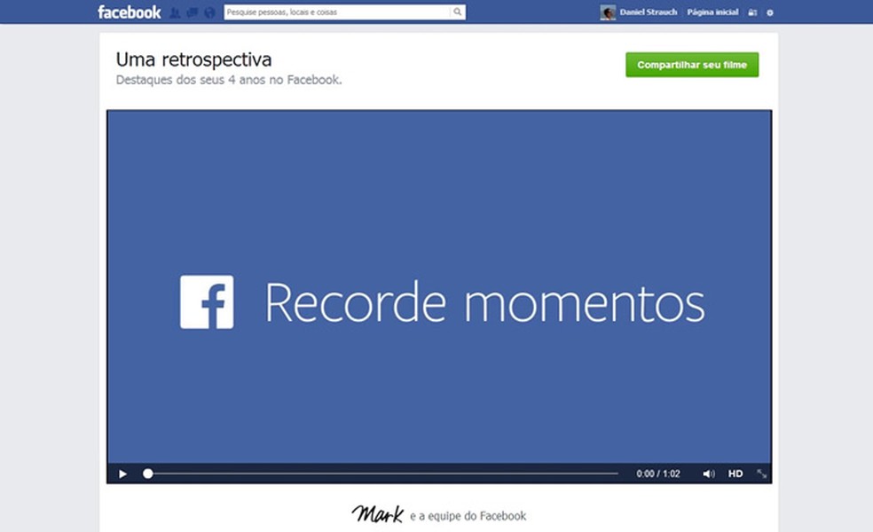 Facebook Look Back: baixe o vídeo da retrospectiva sem usar softwares