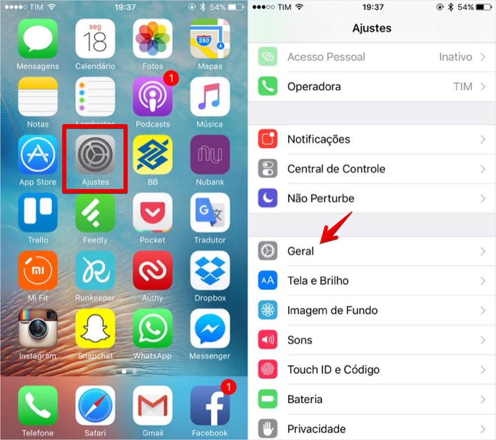 Como resetar iPhone 7