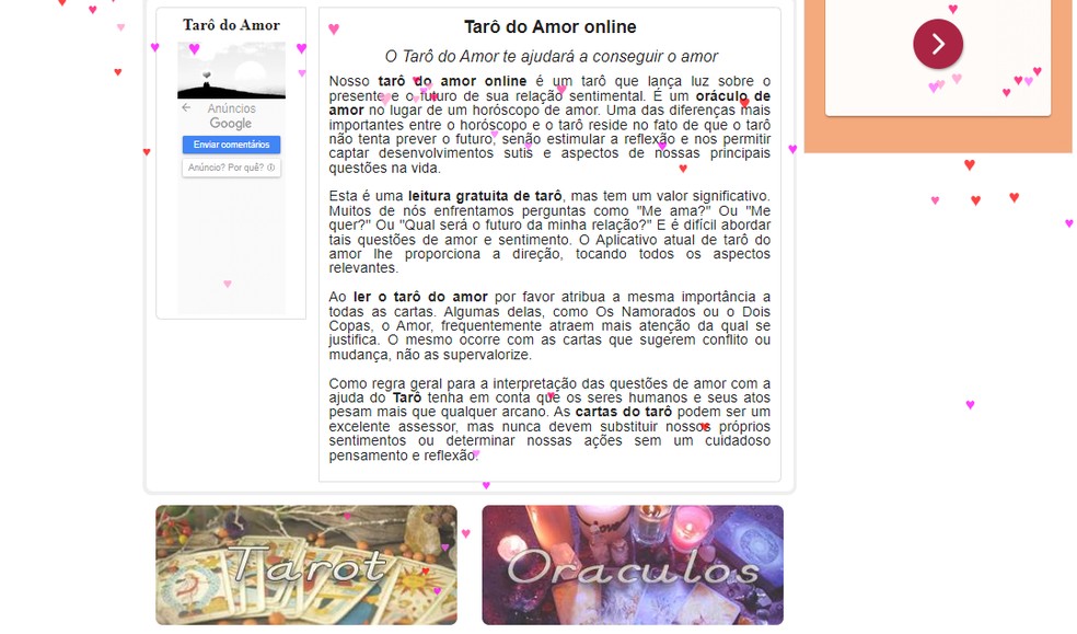 Tarot Diário & Amor – Apps no Google Play