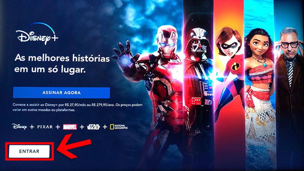 Como baixar Disney Plus na TV Samsung