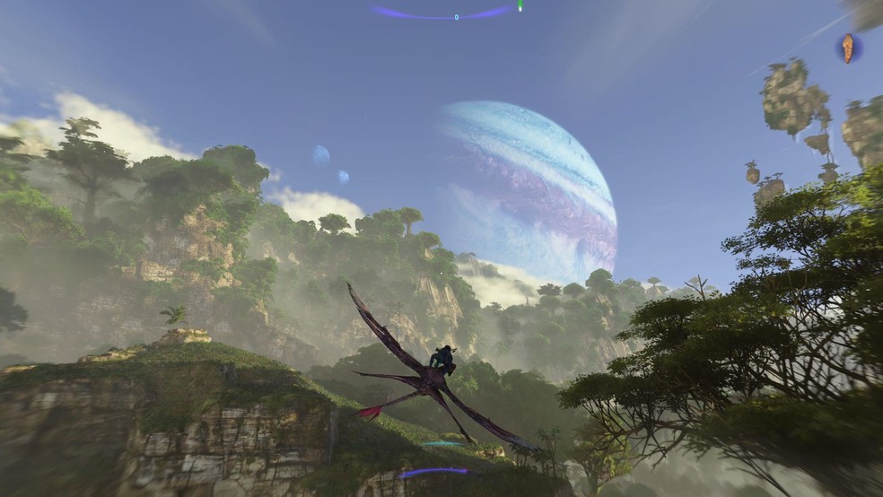 Pilotar seu próprio Ikran é indispensável em Avatar: Frontiers of Pandora; veja o review — Foto: Reprodução/Adriano Assumpção