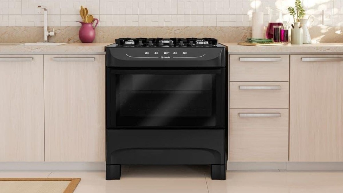 Fogão preto 5 bocas: 6 modelos para uma cozinha moderna e elegante