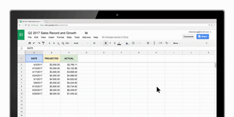 Google Sheets adiciona novas ferramentas na versão web e no iPhone