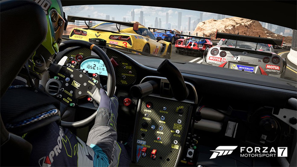 Ilustração do jogo de corrida de carros simracing para o site
