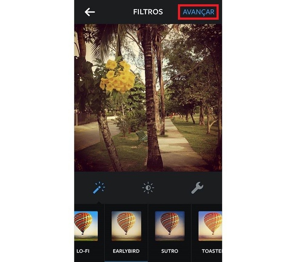 Selecione ou crie um arquivo que deseja editar no Instagram (Reprodução/Karla Freire) — Foto: TechTudo