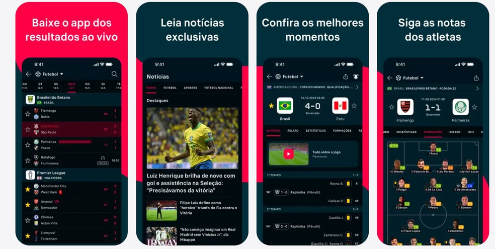  Reprodução/Flashscore