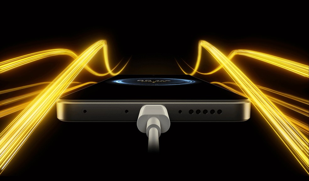 Bateria do Poco X7 Pro proporciona longa duração e carregamento seguro — Foto: Reprodução/Xiaomi