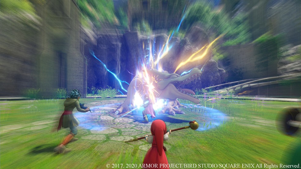 As aventuras de Dragon Quest 11 criam uma grande imersão para os jogadores — Foto: Reprodução/Steam