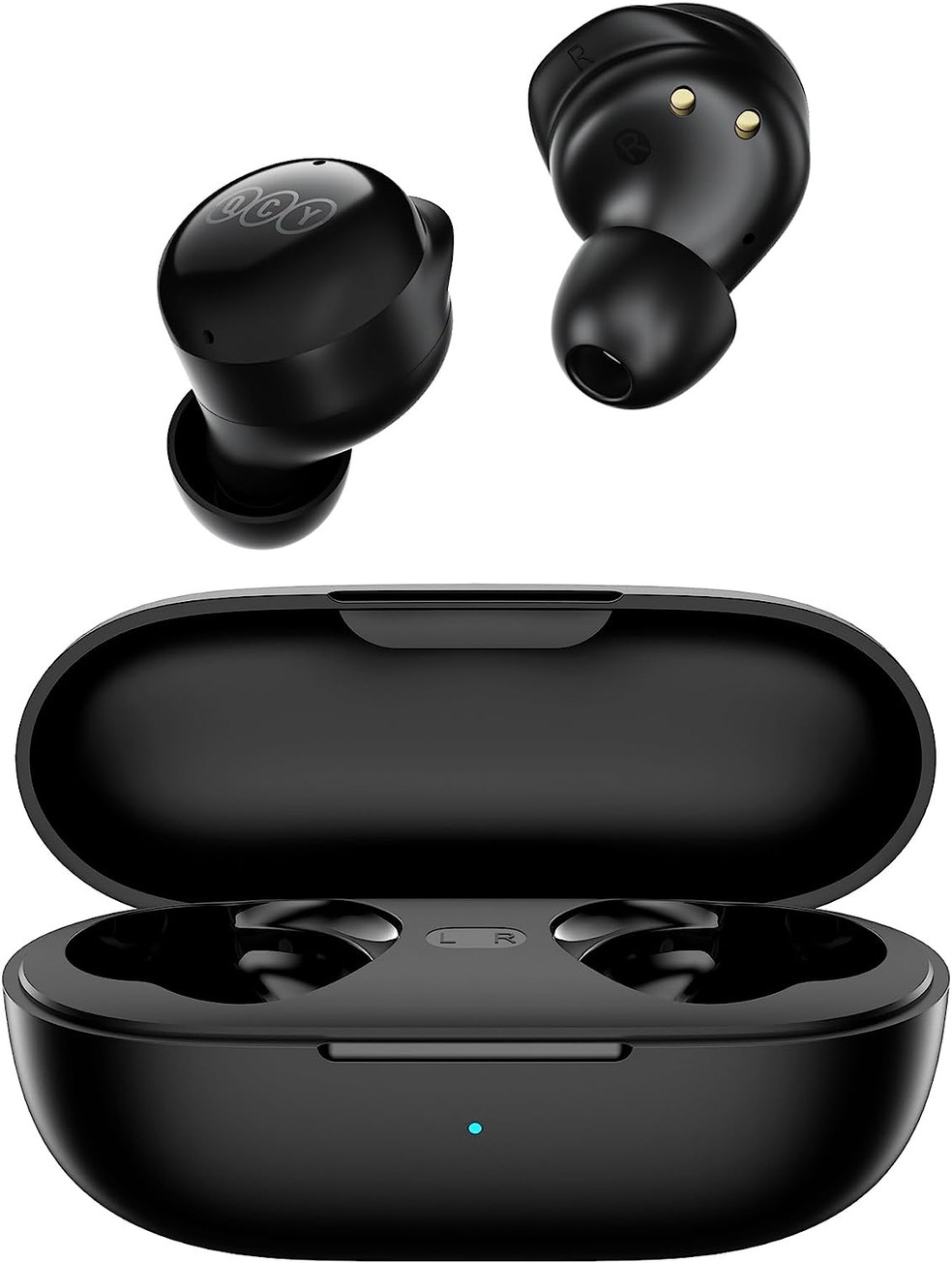 Fone de Ouvido Bluetooth Sem Fio QCY T17 tem duração de bateria que alcança até 26 horas — Foto: Reprodução/Amazon