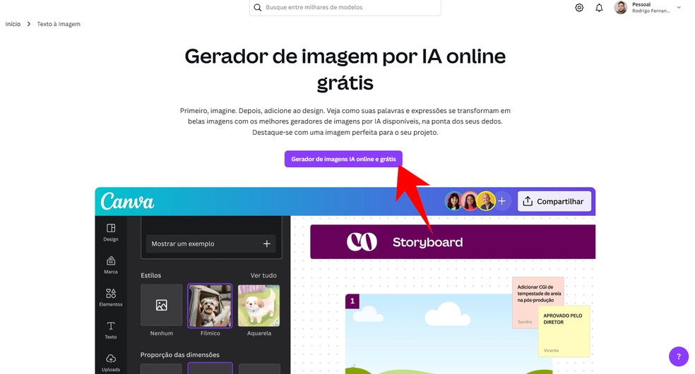  Reprodução/Rodrigo Fernandes