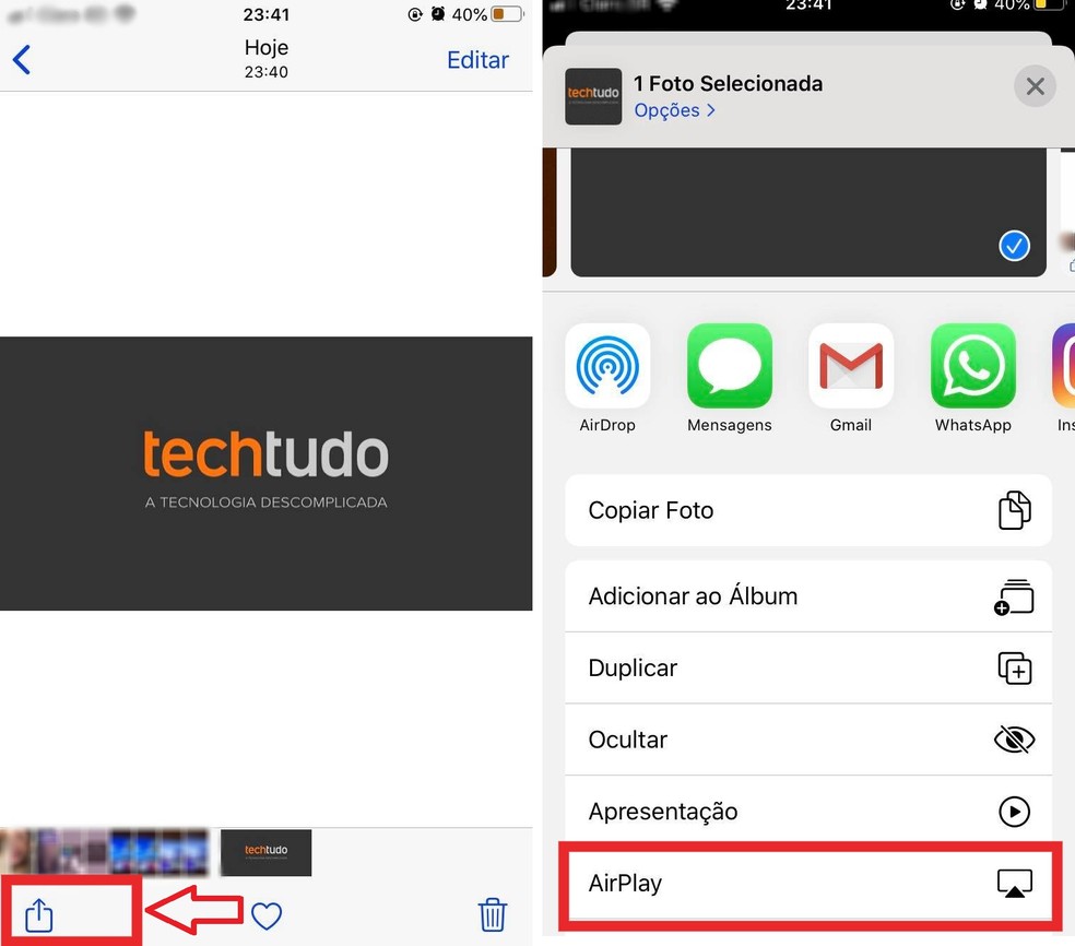 Como espelhar a tela do iPhone na smart TV LG