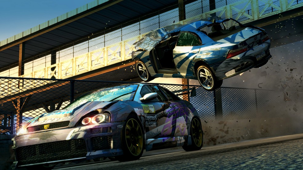Burnout Paradise foi o último jogo da franquia de corrida e colisões, mas segue sendo referência em jogos atuais — Foto: Divulgação/Steam