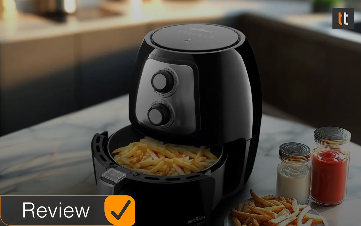 Review Air Fryer Britânia BFR21P: boa opção custo-benefício, mas exige cuidado