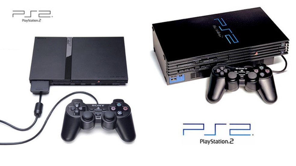 BUNDLE Sony PS2 Slim Charcoal Black [PAL] + Controllers – PixelHeart