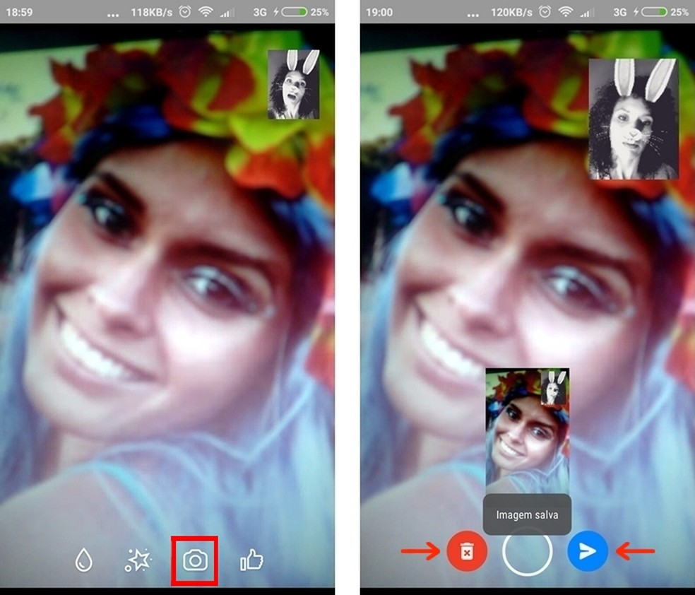 Facebook Messenger: como usar reações, filtros e máscaras em chamadas ...