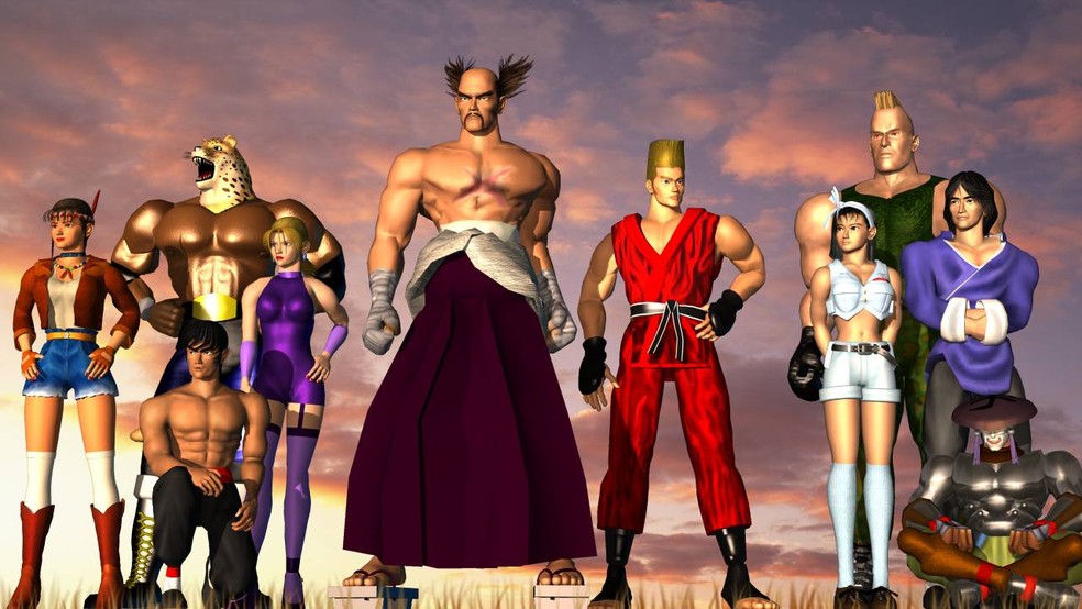 Tekken 2 foi uma sequência espetacular e que ajudou ainda mais a popularizar tanto a franquia como os jogos de luta em 3D como um todo — Foto: Divulgação/Namco