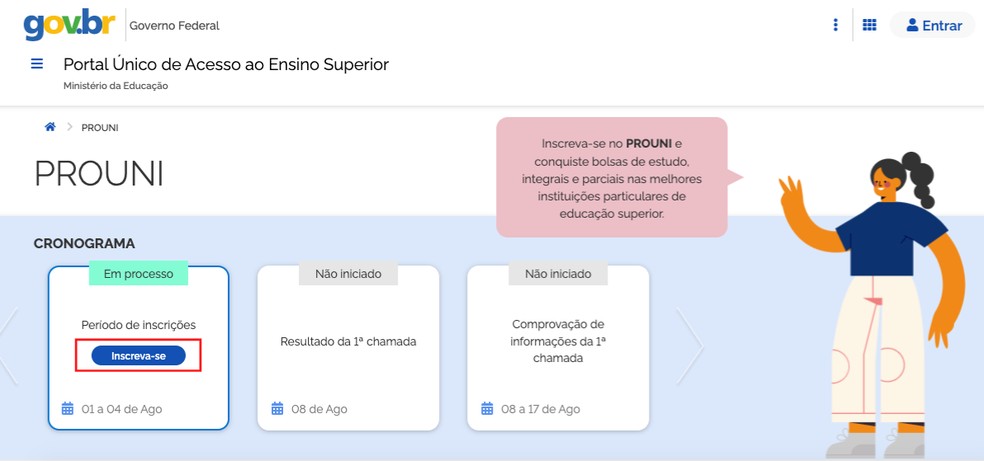 ProUni 2022.2: saiba quem pode participar e como se inscrever