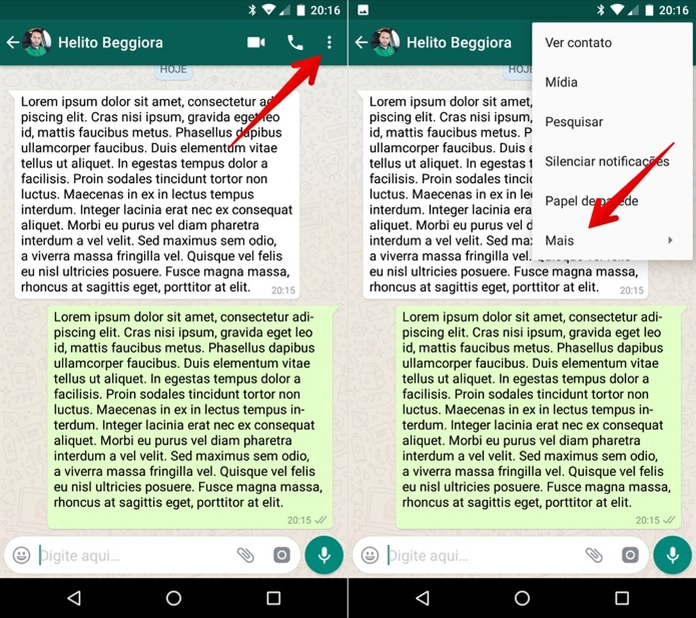 Como imprimir conversas do WhatsApp