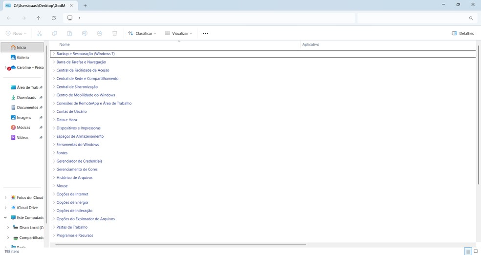  Reprodução/Caroline Silvestre