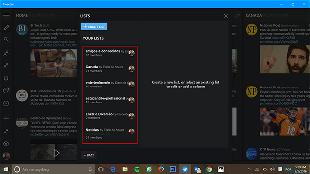 Saudades do TweetDeck? Tweeten faz as mesmas funções no Twitter