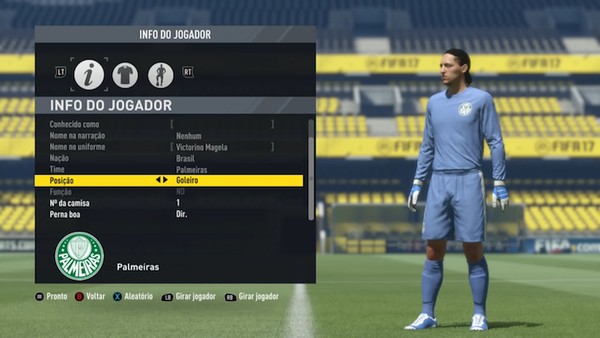 Clubes brasileiros inclusos no FIFA 17