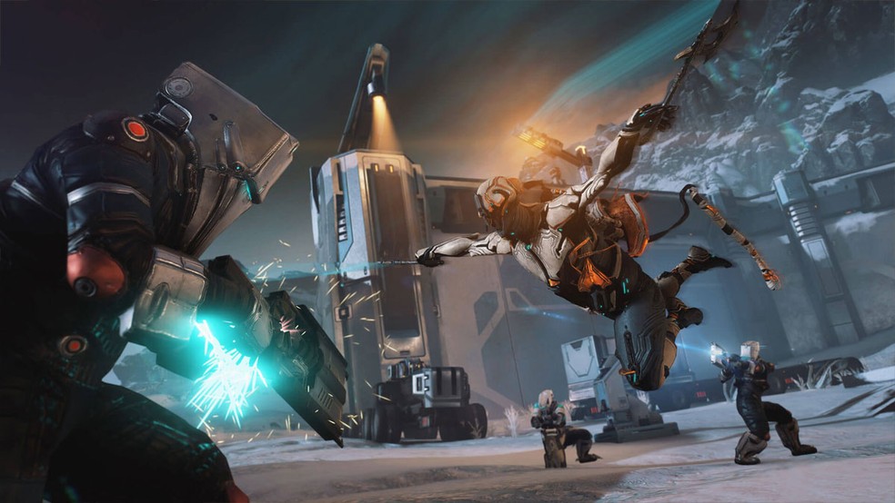 Embarque em uma grande aventura em Warframe  — Foto: Reprodução/Epic Games Store