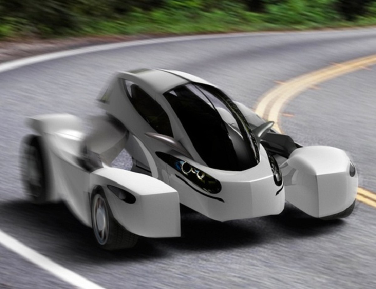 Carro conceitual se transforma para se adaptar aos espaços urbanos