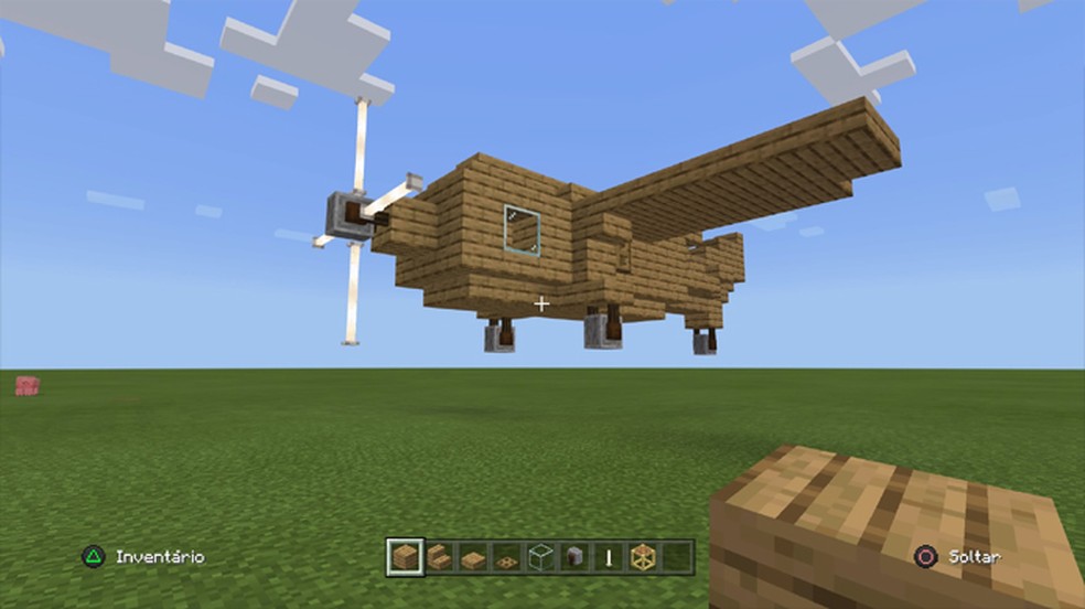 Como fazer foguete ou fogos de artifício e avião no Minecraft