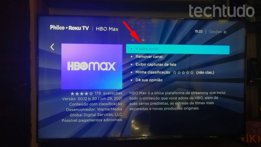 Como baixar HBO Max na TV com Roku