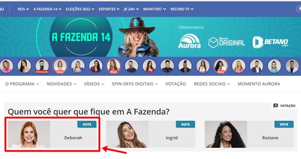 Deborah pode bater recorde de votação para ficar em A Fazenda 14 hoje  (06/10/22)