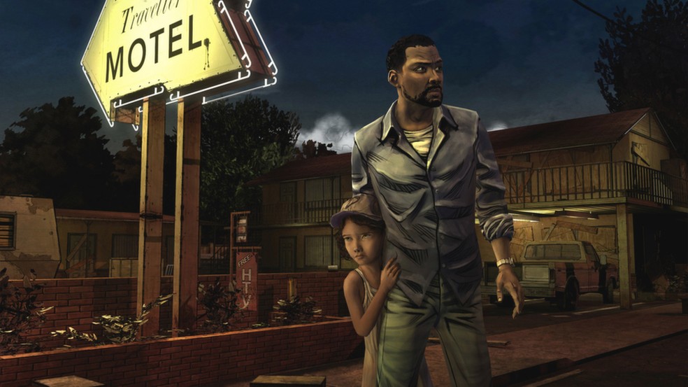 The Walking Dead: Season One conta a jornada de Lee Everett e Clementine — Foto: Reprodução/Steam