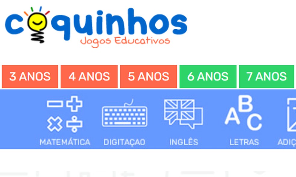 Site Coquinhos oferece jogos educativos grátis para crianças e adultos