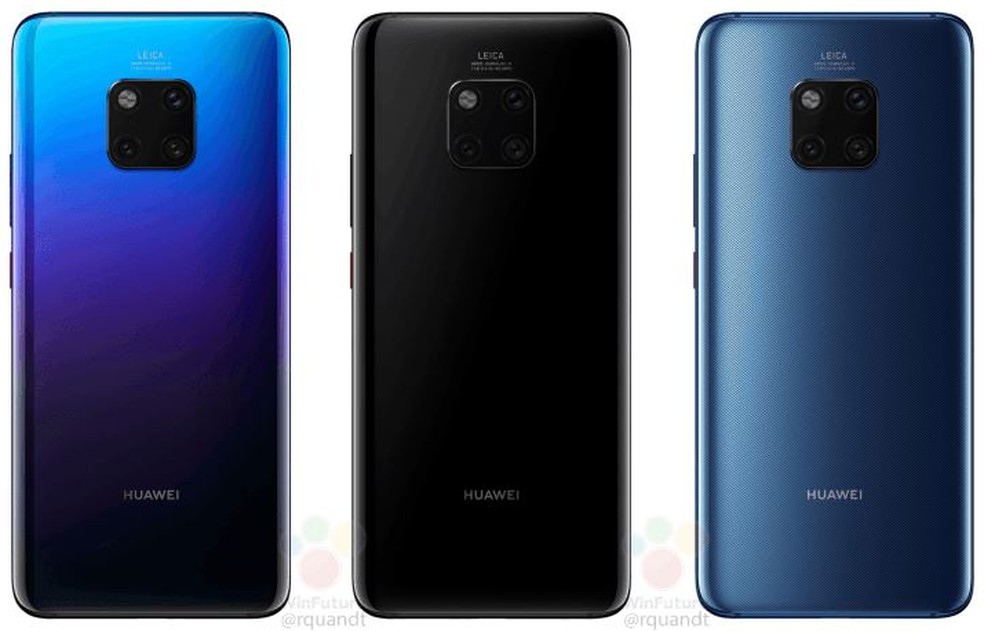 Huawei Mate 20 Pro vaza na web: celular terá sistema triplo de