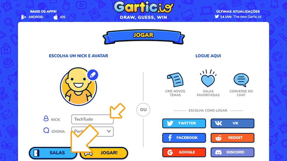 Gartic é um jogo virtual onde - Integrado Colégio Itaquera