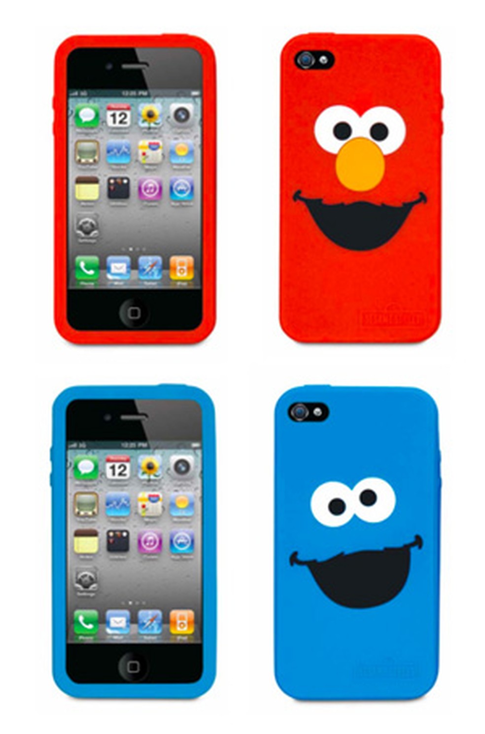 Elmo and cookie Monster iPad Silicone Case, Sesame Street iPad Case