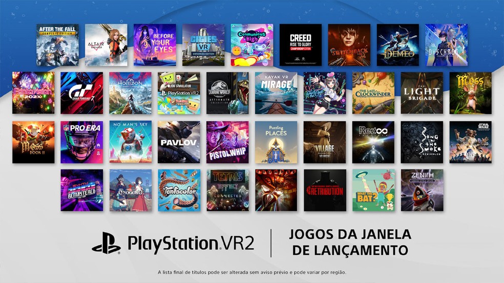 PlayStation VR 2 chega ao Brasil em fevereiro custando mais que um