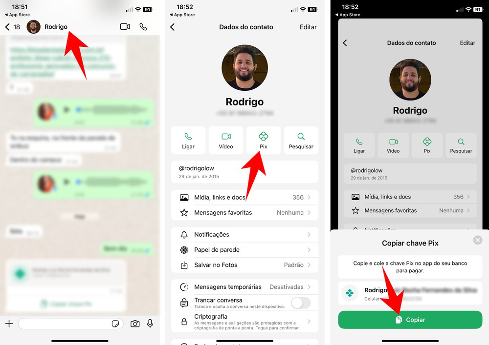 Como colocar Pix no WhatsApp: veja passo a passo