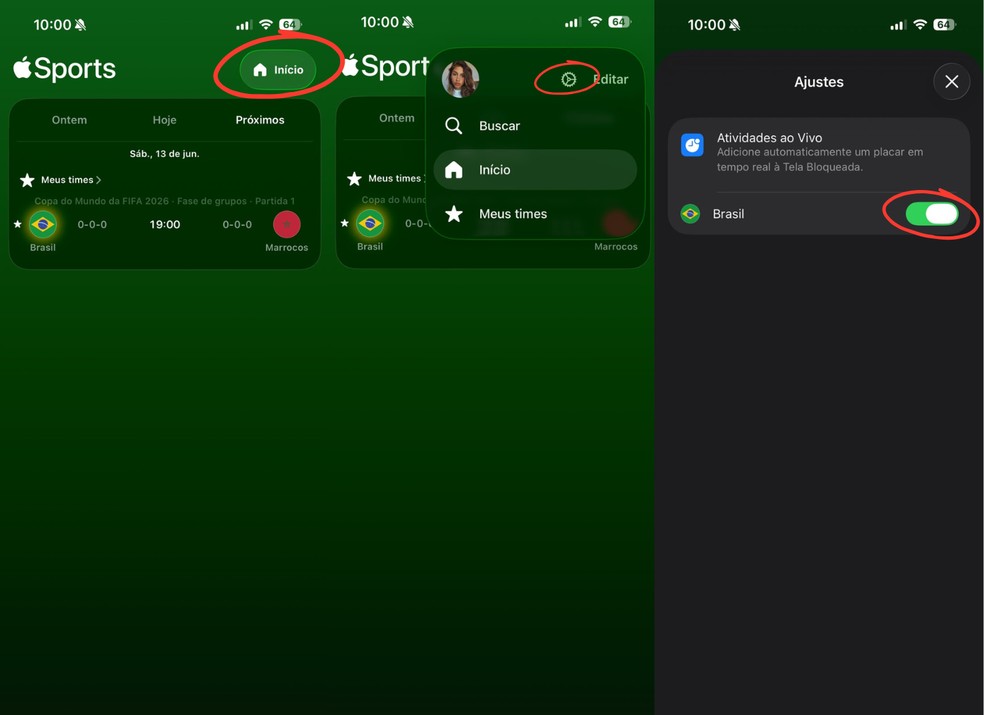  Reprodução/Apple Sports