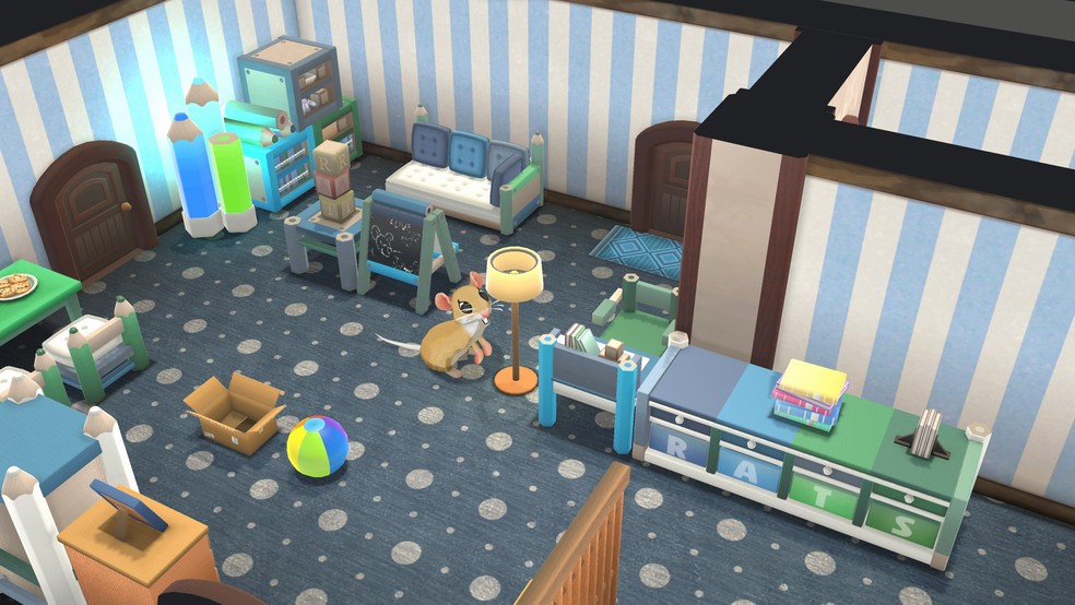 Squeakross: Home Squeak Home traz quebra-cabeça estilo nonograma (Picross) e sistema para personalizar a casa de um ratinho — Foto: Divulgação/Alblune