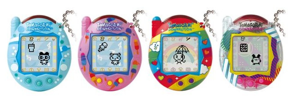 Tamagotchi Connection em suas novas opções de cores — Foto: Divulgação/Bandai