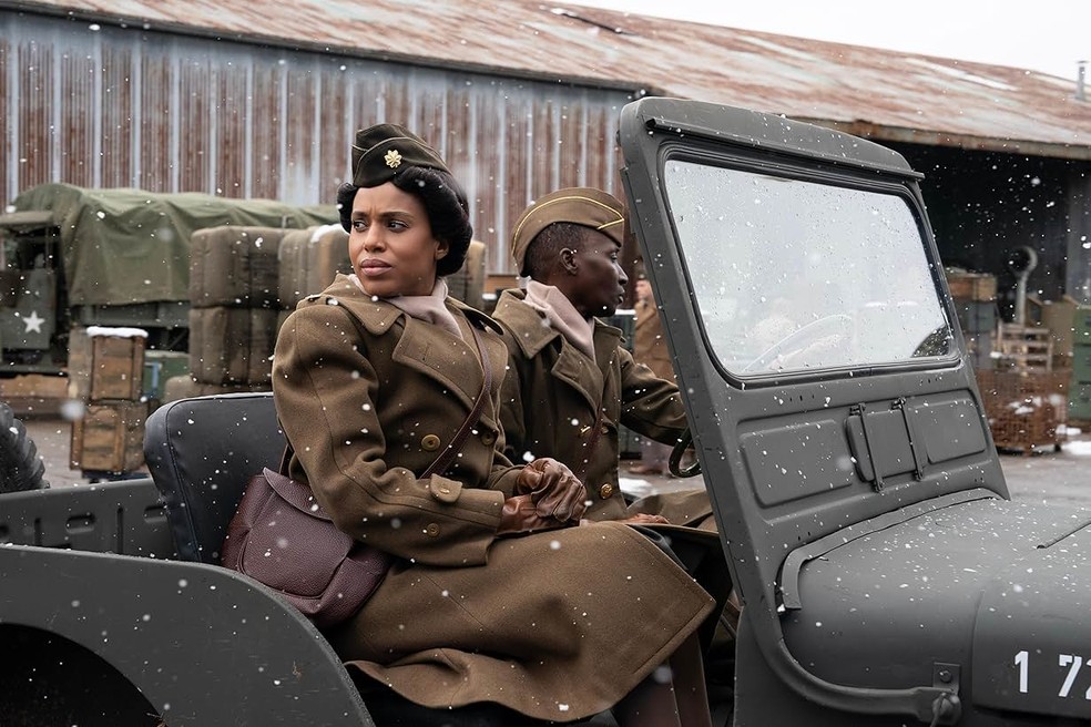 Em 2024, havia dois membros do Batalhão 6888º vivos: Fannie McClendon and Anna Mae Robertson — Foto: Divulgação/IMDb