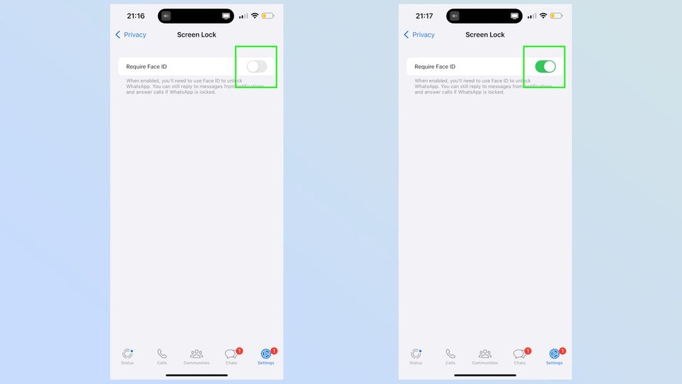 Recurso do iPhone faz reconhecimento fácil para liberar o acesso ao WhatsApp — Foto: Divulgação/Tom's Guide