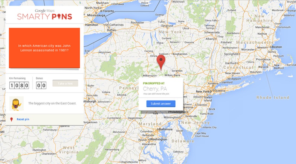 Google cria game no Maps para testar conhecimentos gerais