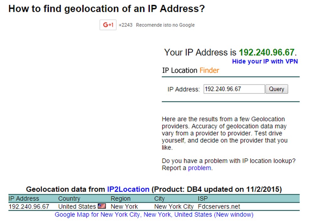 Como descobrir de onde é um IP