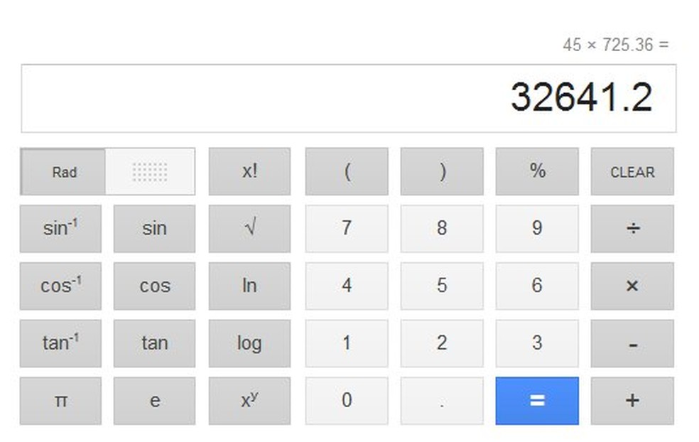 Como usar a calculadora científica do Google – Tecnoblog