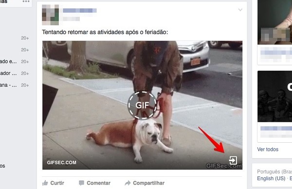 Como fazer para baixar GIFs do Facebook? - Positivo do seu jeito